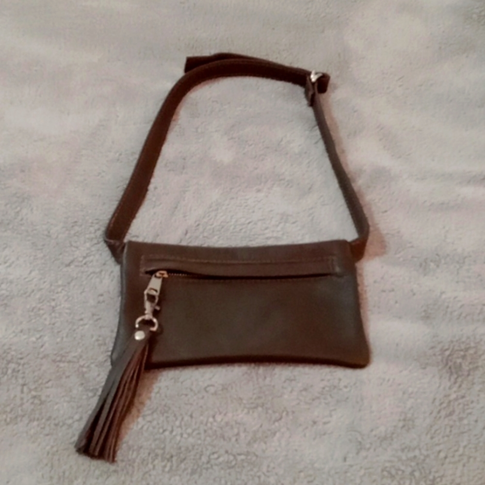 Waist Or Shoulder pouch HandMade In Europe Real Leather